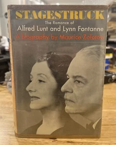 STAGESTRUCK Die Romanze von Alfred Lunt & Lynn Fontanne von Maurice Zolotow HCDJ - Bild 1 von 6