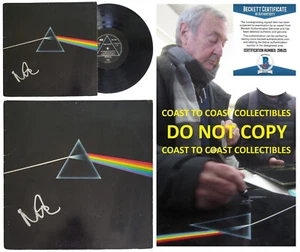 Nick Mason Signed Pink Floyd Dark Side of the Moon Album Proof Beckett COA Vinyl - Picture 1 of 8