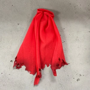 SU-BSE-RD: 1/12 wired weathered battle damaged red cape for 6" action figure - Picture 1 of 3