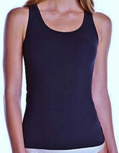 YUMMIE Maria Racer Back Tank Shapewear Fitness Tank Top DARK BLUE Womens Sz XS - Picture 1 of 6