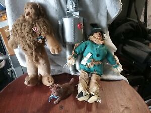 New ListingVintage Set of Wizard Of Oz Dolls by Hamilton Gifts 1987 - 3 Dolls and Toto too!