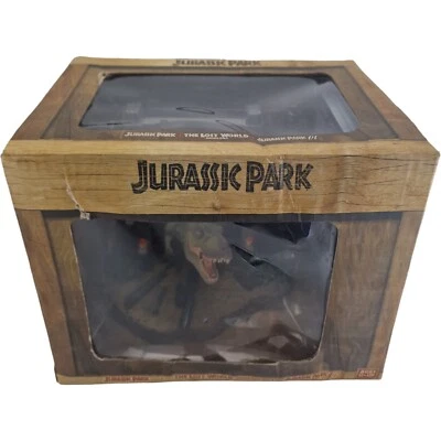 Parque Jurásico Trilogie Park Coleccionista 3 Películas Blu-Ray + Resina Del T - Imagen 1 de 4