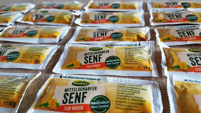 Kühne Mittelscharfer Senf Portionsbeutel 10/20/30 Stück a10g - Bild 1 von 4