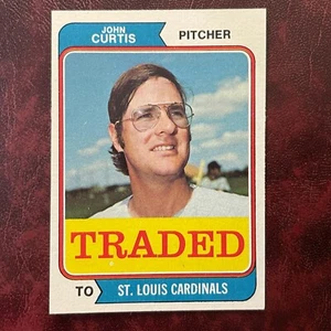 1974 Topps Traded Set JOHN CURTIS #373 CARDINALS NM/MINT+ *HIGH GRADE* VENDING - Picture 1 of 2