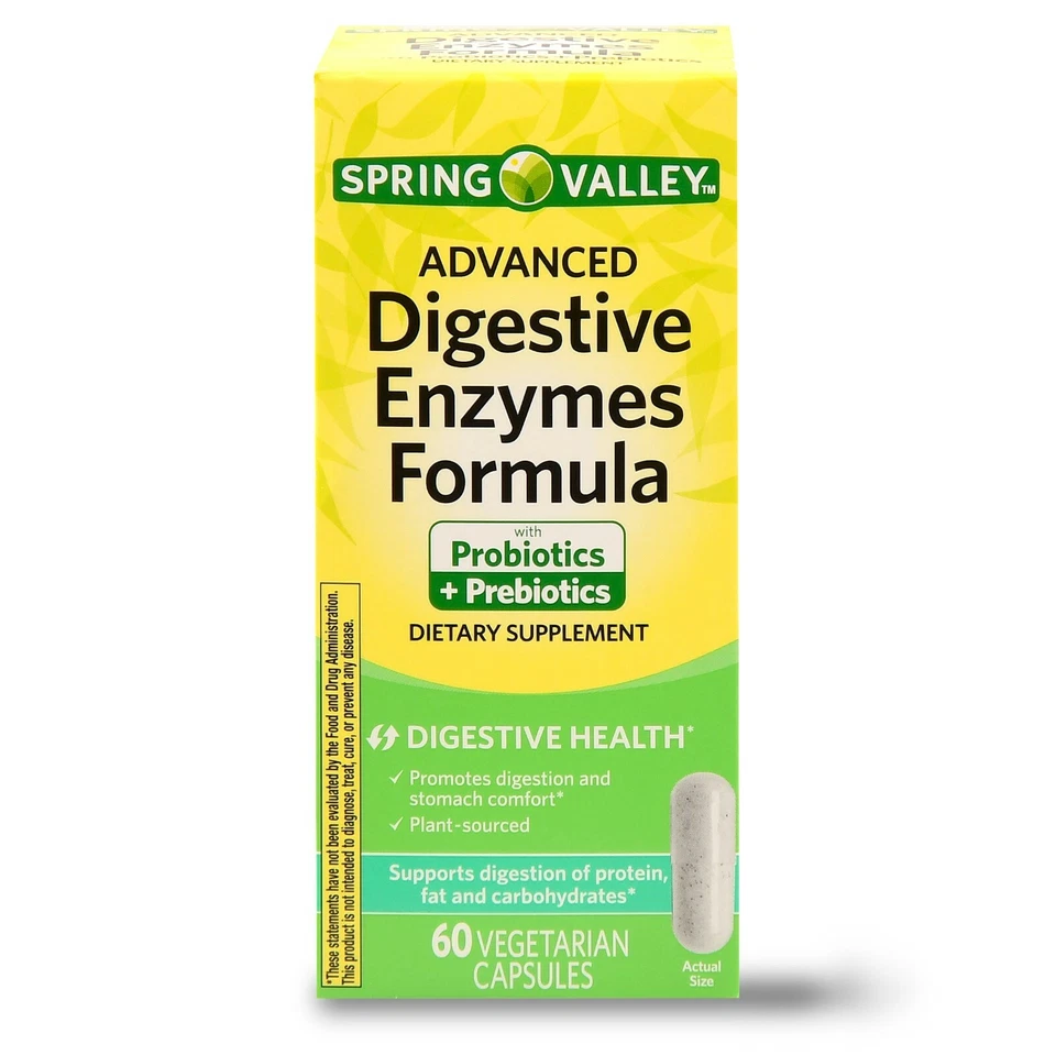 Spring Valley Advanced Digestive Enzymes, 60 Count..+ - Image 1 of 4