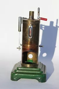 Vintage Marklin Vertical Model Steam Engine Boxed German Tin Plate Toy Germany - Picture 1 of 17