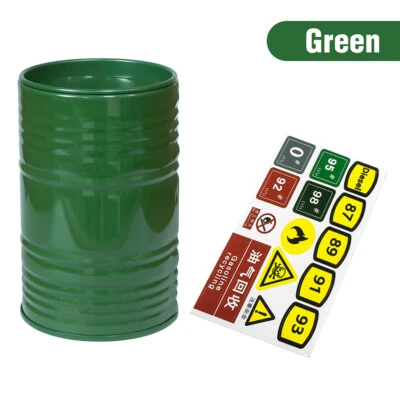 Metal Simulation Oil Barrel Drum Pen Holder for 1/10 1/8 RC Car Decoration Parts - Image 1 of 4