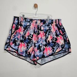 Calvin Klein Performance Plus Size Printed Running Shorts Logo Bold Size 3X - Picture 1 of 7