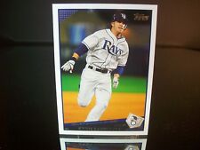 Evan Longoria Topps 2009 Card #134 Tampa Bay Rays Rookie Of / Year MLB Baseball