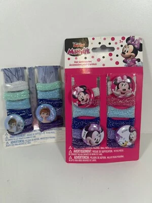Lote de 2 accesorios para el cabello Disney Minnie Mouse/Frozen Foto 1 de 4