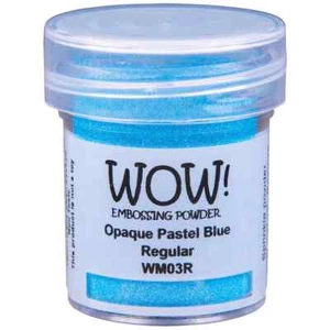 WOW! Embossing powder - Prägepulver - Opaque Pastel Blue - Opak Pastellblau - Bild 1 von 2