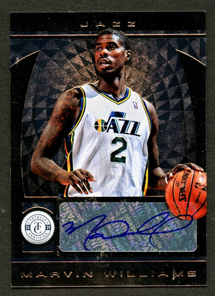 Marvin Williams #221 automático 2013-14 Panini totalmente certificado firmas plateadas Foto 1 de 1