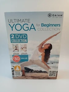 GAIAM - ULTIMATE YOGA FOR BEGINNERS COLLECTION 2 DVD SET - Picture 1 of 2