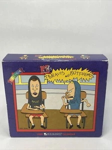 Beavis and Butthead MTV 1999 At a Glance Calendar NIB - Picture 1 of 4