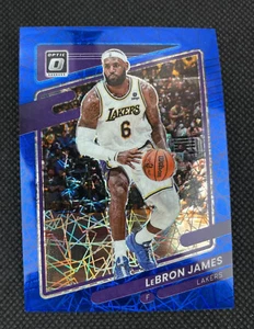 2021-22 Donruss Optic #41 LeBron James Blue Velocity Holo Prizm Card - Bild 1 von 1