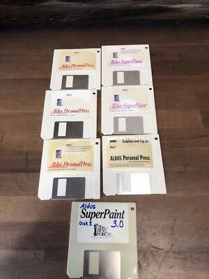 Vintage Aldus Personal Press Floppy Disks  for Macintosh - Image 1 of 3