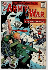 🔥OUR ARMY AT WAR #154 FN- 1965 SGT ROCK  DC Comics Silver Age HD Scan U-15 - Picture 1 of 2