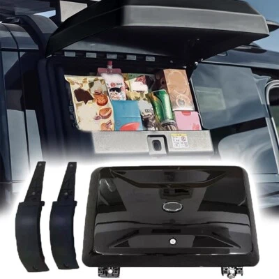 Caja de almacenamiento lateral negra brillante para Land Rover Defender 110 90 130 2020-2024 Foto 1 de 4