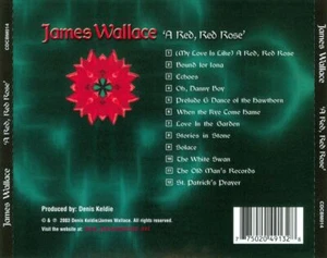 JAMES WALLACE - A RED, RED ROSE * NEW CD - Picture 1 of 1