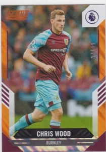 2021-22 Panini Score Premier League ORANGE LAVA # 80 Chris Wood - Burnley #37/99 - Picture 1 of 2