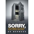 Sorry, the Number You Dialed Is No Longer Available.: Z - Paperback NEW Ed Merwe