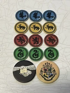 Harry Potter House Cup Competition Game Replacement Pieces: 12 Student Tokens - Picture 1 of 2