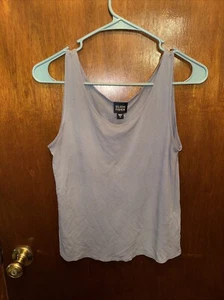 Eileen Fisher Womens Gray Sheer Tank Top Size Small - Picture 1 of 6