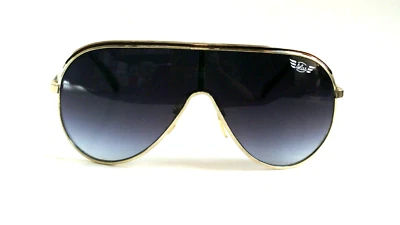 Новый с Ярлыками винтажный 90-х цельный дизайнерские спортивные солнцезащитные очки (S.Gold) - Изображение 1 из 4