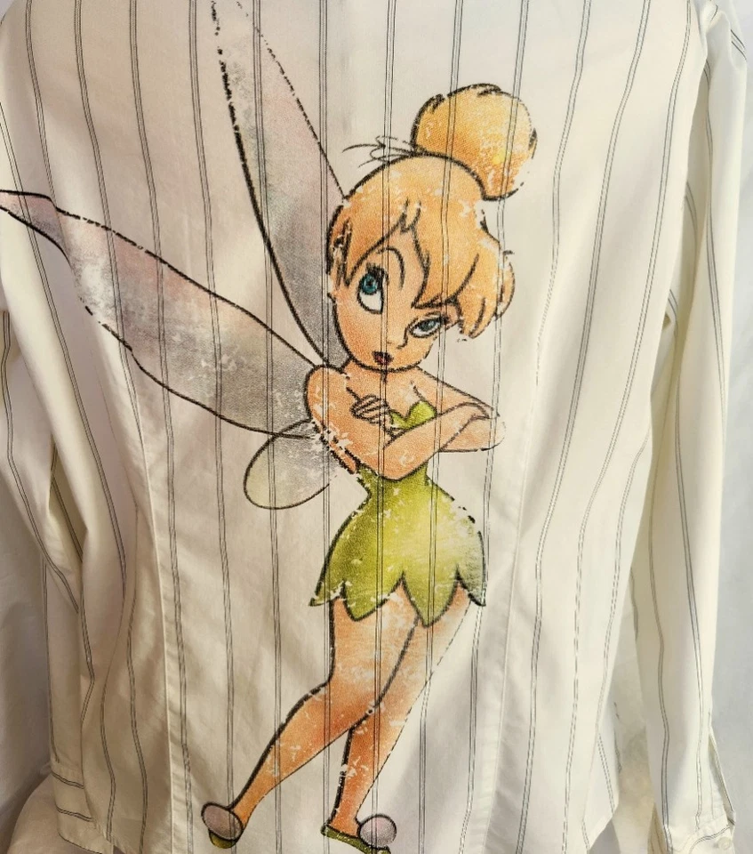 迪士尼商店小叮当衬衫女式大码修身 — 第 1/4 张图片