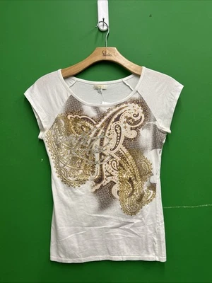 Y2K Южный полюс ослепительно белый женщин SZ XL футболка без рукавов - Изображение 1 из 4