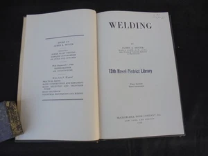 WELDING BOOK BY JAMES A. MOYER First Edition 3rd Impression 1942 - Picture 1 of 7