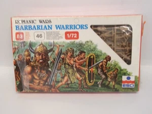 ESCI 1:72 SCALE MODEL KIT #83  BARBARIAN WARRIORS ROMANIC WARS - Picture 1 of 2