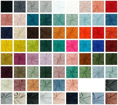 French Terry Uni + Meliert 67 Farben Meterware ab 0,25m Tex + GOTS zertifiziert - Bild 1 von 4