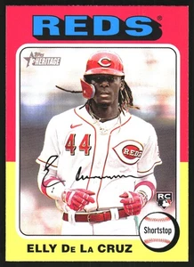 Topps Heritage Base #473 2024 Elly De La Cruz Cincinnati Reds radiocontrol - Imagen 1 de 1