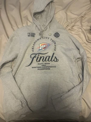 OKC Thunder Finals Locker Room Fanatics Hoody NWT $80