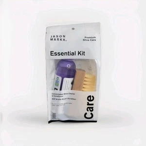 Jason Markk Essential Kit Premium Shoe Cleaner & Brush Combo Cleans 100+ pairs - Picture 1 of 4
