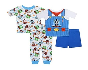 Juego de 4 pijamas de algodón Thomas & Friends Thomas The Train para niños - 2T - Imagen 1 de 1