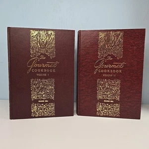 The Gourmet Cookbook Set Volume 1 & 2 Jeanne Bell Published By Gourmet Books NY - Imagen 1 de 19