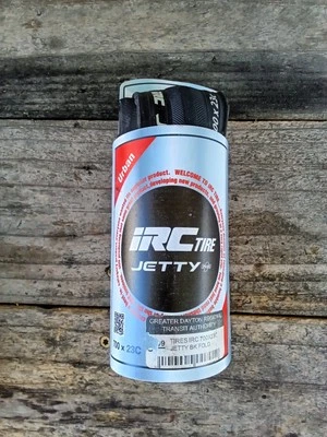 (1)) Neumático de bicicleta de carretera urbana IRC Jetty 700 X 23c - Plegable - Negro  Foto 1 de 3