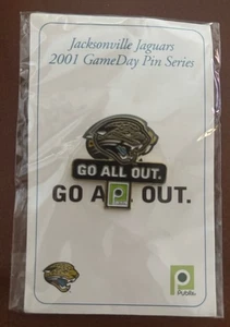 NFL 2001 Jacksonville Jaguars GameDay Pin Series - Go All Out - Publix - Bild 1 von 3
