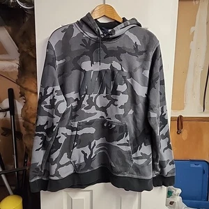 Nike Blue Tag Dark Gray Camouflage Hoodie - Mens 2XL - Picture 1 of 5