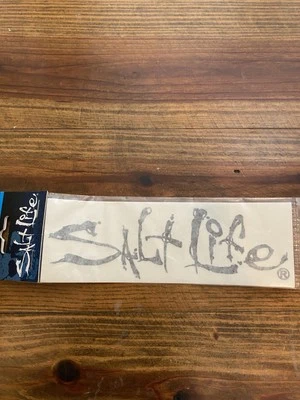 Salt Life 6” Black Salt Life Decal Small
