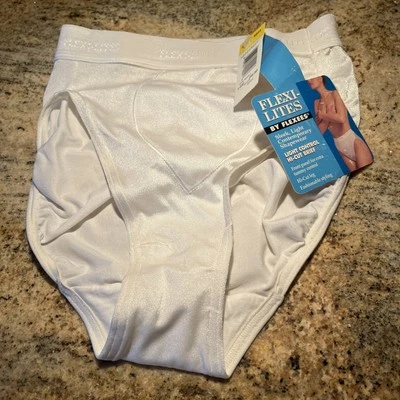 Flexees Hi Cut Pierna Calzoncillo Prendas moldeadoras Cintura L 29/30 Mujer Blanco Control de Luz Nuevo con Etiquetas Foto 1 de 4