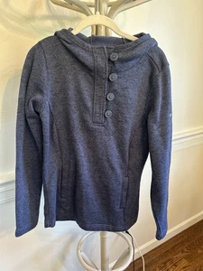 Columbia 1/4-Pullover mit Knopfleiste Damen Größe Small Farbe Blau - Bild 1 von 9