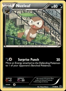 Pokemon - Nuzleaf #71/99 - Next Destinies Uncommon - Picture 1 of 2