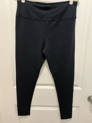 Soft Surroundings Leggings Size Large Black Inside Pocket Viscose Nylon Spandex - Image 1 of 4