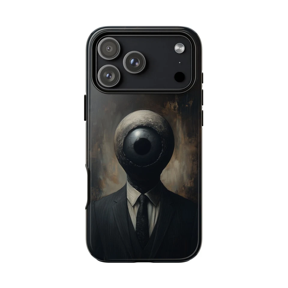 Phone Ink Case for iPhone / Galaxy / Pixel – Eye Suit Oil Painting Eyeball - Image 1 of 1