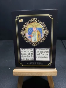 Dschingis Khan Dual Relic 2024 Pieces of the Past Relic Super Break Historic - Bild 1 von 2