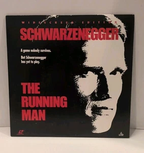 The Running Man LaserDisc 1987 Action Remastered Widescreen Tri-Star - Imagen 1 de 5