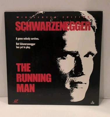 The Running Man LaserDisc 1987 Action Remastered Widescreen Tri-Star Foto 1 de 4